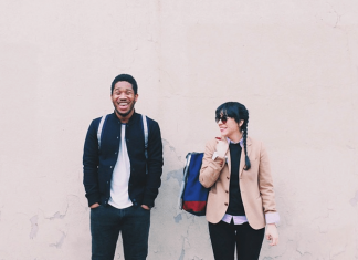 A beleza estampada no rosto de quem ama